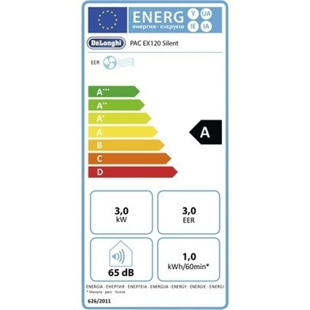 De'Longhi PAC EX120 Klimagerät, Max. Raumgröße: 110 M³, 11.500 BTU/h 15 De'Longhi PAC EX120 Klimagerät, Max. Raumgröße: 110 M³, 11.500 BTU/h – Bild 13