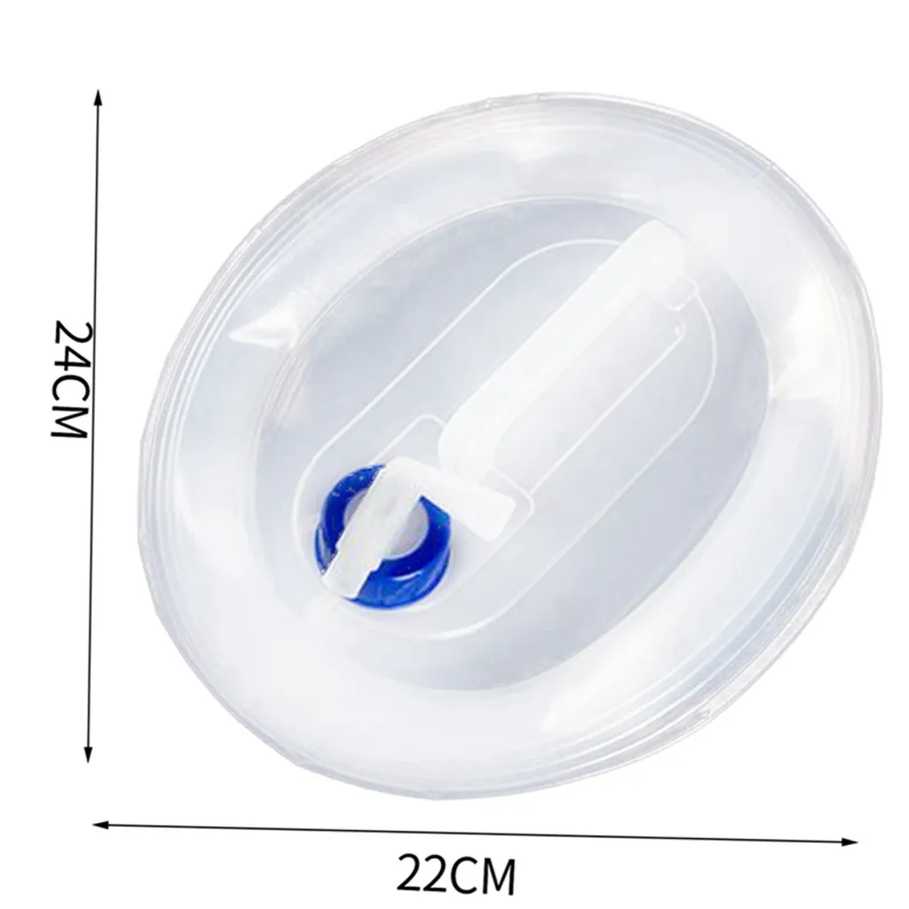 5L Faltbarer Wasserkanister Mit Hahn Haltegriff Wassertank Wassereimer Wasserbehälter Für Camping Wandern Angeln Picknick Grillen 6 5L Faltbarer Wasserkanister Mit Hahn Haltegriff Wassertank Wassereimer Wasserbehälter Für Camping Wandern Angeln Picknick Grillen – Bild 4