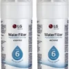 2 X LG Wasserfilter Lamona LT 1000P AGF80300704 Filter