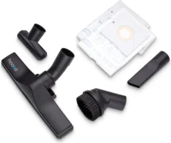 HooGo B3+ Bodenstaubsauger 3 Liter Mit Beutel Inkl. Parkett-, Polster- Und Fugendüse, Möbelbürste, 11m Aktionsradius, HEPA14 Filter, Allergikertauglich 18 HooGo B3+ Bodenstaubsauger 3 Liter Mit Beutel Inkl. Parkett-, Polster- Und Fugendüse, Möbelbürste, 11m Aktionsradius, HEPA14 Filter, Allergikertauglich -Haushaltswaren Store 5635f254a5780d961d955eda39cafd0b