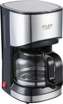 Adler AD-4407 Tropfkaffeemaschine 8 Tassen, Edelstahl, BPA-frei, 550 W, 550 W, 0,7 Liter, Schwarz Und Grau -Haushaltswaren Store 568ffdad386a42b58e337c561092281c
