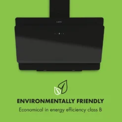 Klarstein Aurica 90 Dunstabzugshaube - Wandabzugshaube, Abzugshaube Zum Wandanbau, 90 Cm, 165 W, 620 M³/h Abluftleistung, 3 Leistungsstufen, Zuschaltbares Licht, Inkl. Montagematerial, Schwarz [Energieklasse B] -Haushaltswaren Store 56bb3d0d4d16664e70e50a4073db1f4d