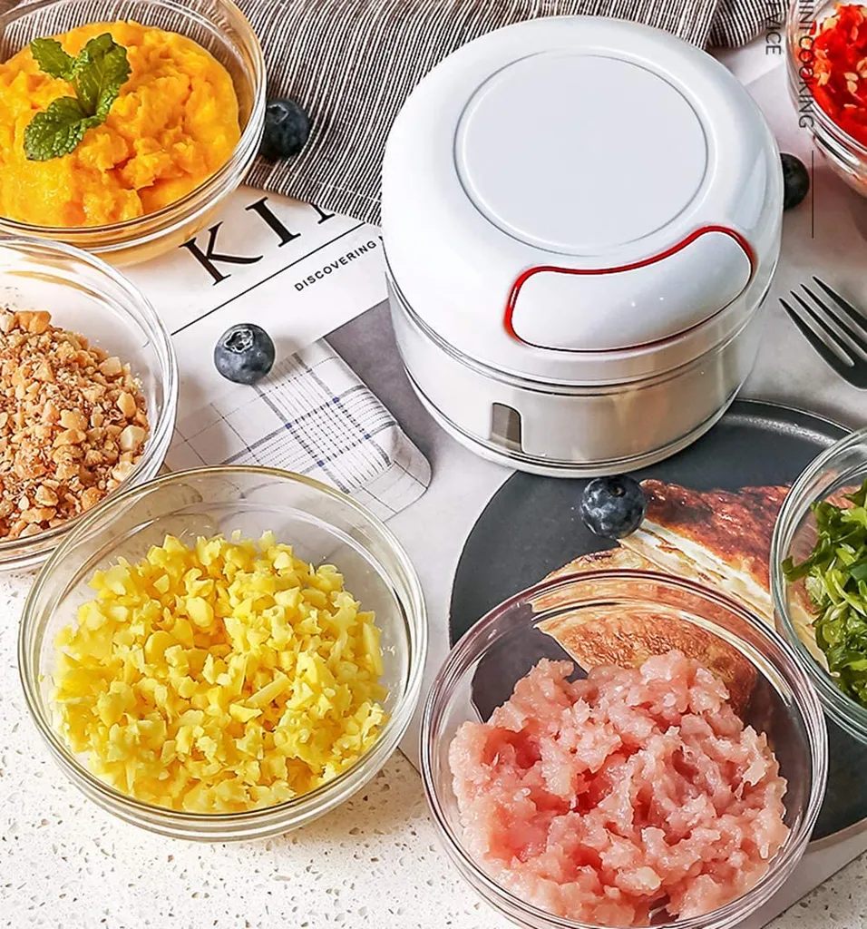 Zwiebelschneider Mit Seilzug Gemüseschneider Mini Zwiebel Zerkleinerer Multizerkleinerer Manuell Klein Zwiebelhacker Zum Vermengen Zerkleinern Pürieren Knoblauchpresse Onion Chopper 6 Zwiebelschneider Mit Seilzug Gemüseschneider Mini Zwiebel Zerkleinerer Multizerkleinerer Manuell Klein Zwiebelhacker Zum Vermengen Zerkleinern Pürieren Knoblauchpresse Onion Chopper – Bild 4