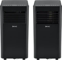 Mobiles Klimagerät Mit ökologischem Kühlmittel Klimaanlage 2600W 3-in-1 Luftkühler Ventilator Entfeuchter 9000 BTU Schwarz/Weiß -Haushaltswaren Store 56d0d5167c9334e370122e0713d7fcbf