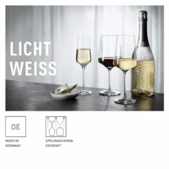 LICHTWEISS JULIE WEIßWEINGLAS-SET #1 VON NADINE NIGGEMEIER -Haushaltswaren Store 57ebd48214c4085311dc07a7a625c860