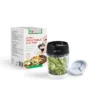 MAGNANI 3-in-1 Gemüseschneider Mit Verschiedenen Aufsätzen, Spiralschneider Für Gemüse Spaghetti Und Zoodles, Gemüse Spiralschneider Mit 200 Ml Behälter -Haushaltswaren Store 584a1e1caf51d9ecfb2e4a12bee66e4a