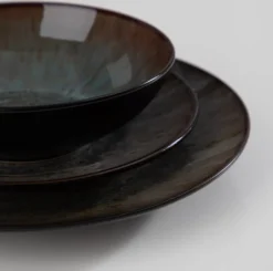 Tafelservice Steinzeug, Vancasso 16-St BUBBLE Kombiservice, Geschirrset Mit Müslischalen, Kaffeetassen, Dessertteller Und Speiseteller Für 4 Personen, Vintage -Haushaltswaren Store 58d06f2c4be37d25da26e7c33a0f5dbe