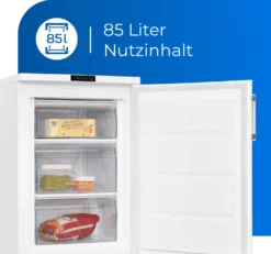 Exquisit Gefrierschrank GS81-HE-010D Weiss | 85 L Nutzinhalt | Weiß -Haushaltswaren Store 594553bc8dc728906adfab45825ff14c