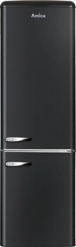 Amica - KGCR 387 100 MS - Kühl-Gefrierkombination - Retro Kollektion - Matt Black -Haushaltswaren Store 5964dddef99e81df2bea8a8eb663fca8