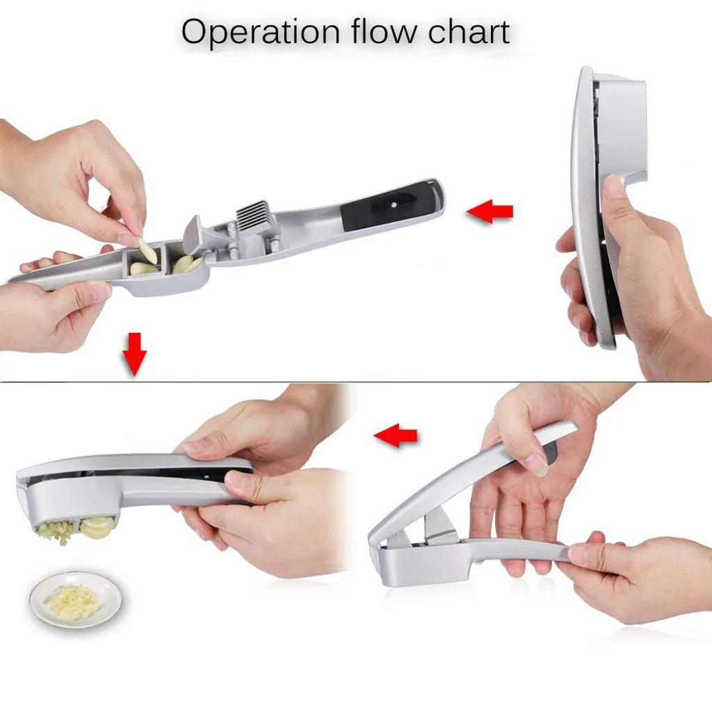 2 In 1 Knoblauchpresse Zerkleinerungsmaschine Und Knoblauchscheibenfunktion Crush 7 2 In 1 Knoblauchpresse Zerkleinerungsmaschine Und Knoblauchscheibenfunktion Crush – Bild 5
