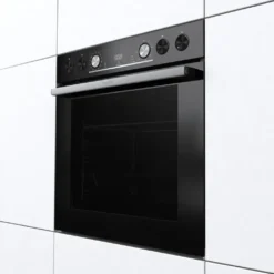 Gorenje Black Set 4 INDUCTION Einbauherd - Set Mit Induktions-Kochfeld Mit Edelstahlrahmen - 77L XXL Volumen - GentleClose - AirFry - PizzaMode - ChildLock - PerfectGrill - Teleskopauszüge - Schwarz -Haushaltswaren Store 59bb516602a31eeaa6d74c50ae9c67d3