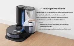 Roborock Auto Empty Dock For S7 ,S7 MaxV, Smart Bin Detection, HEPA Air Filter, Electrode Cleaning Brush (Schwarz) -Haushaltswaren Store 59e0d25cab70c6fab1a86a3ee76d0f27