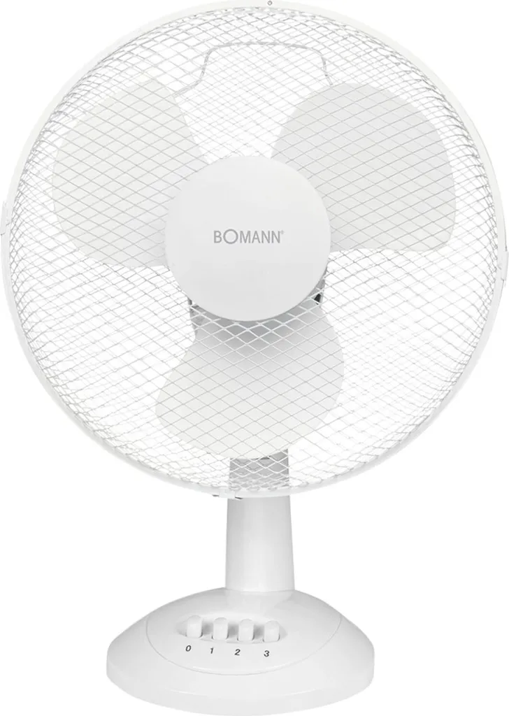 Bomann Tischventilator VL 1138 CB 30cm 40W Weiß 3 Bomann Tischventilator VL 1138 CB 30cm 40W Weiß