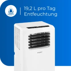 Exquisit Mobile Klimaanlage CM 30752 We | Inkl. Abluftschlauch | Mobil | Luftentfeuchtung | Kühlen | R290a Kältemitte L Weiß -Haushaltswaren Store 5ae87d6d076858f0a67eec35c0d18c6e