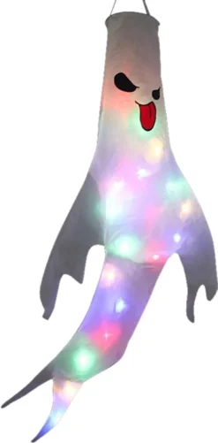 4 Stk 120cm LED Halloween Hängend Geist Spukhaus Grusel Requisiten Dekoration, Partydekoration -Haushaltswaren Store 5aef129050cb524e34716c7b85d26387