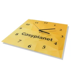 Wanduhr WASSERFALL Küchenuhr GLAS Wohnzimmeruhr DEKO Badezimmeruhr QUADRATISCH 30x30 Cm -Haushaltswaren Store 5b5719264e1a3053069f0d6e512a02e6