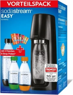 Sodastream Easy Vorteilspack Schwarz Mit 4 Flaschenund 5 Pepsi Sachets -Haushaltswaren Store 5c8d8c56aedcda037d52cce364022ae9
