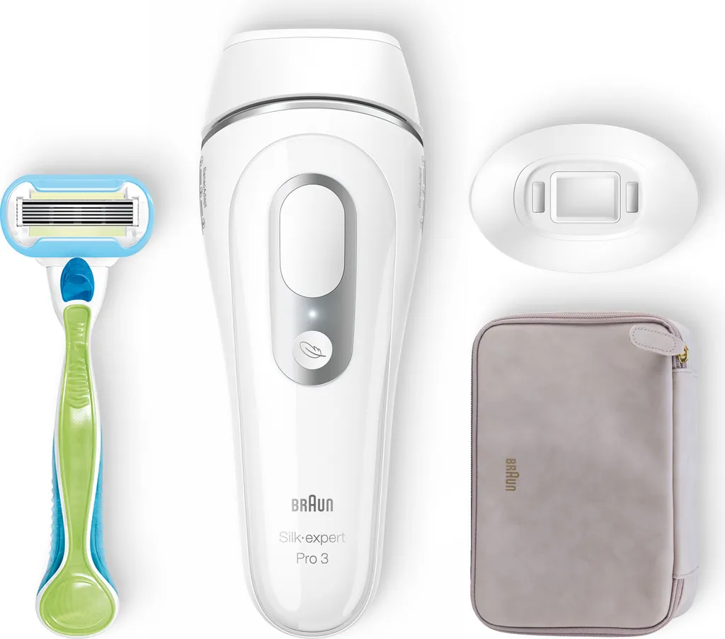 Braun Silk-Expert Pro 3 PL3133 IPL-Haarentfernungsgerät Für Damen, Dauerhaft Sichtbare Haarentfernung Für Zu Hause, Weiß/silber 8 Braun Silk-Expert Pro 3 PL3133 IPL-Haarentfernungsgerät Für Damen, Dauerhaft Sichtbare Haarentfernung Für Zu Hause, Weiß/silber – Bild 6