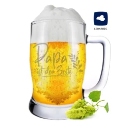 Leonardo Bierkrug Mit Gravur "Papa Ist Der Beste" : 0,3 L -Haushaltswaren Store 5d76303890e9d44c84cbf50349ebf21c