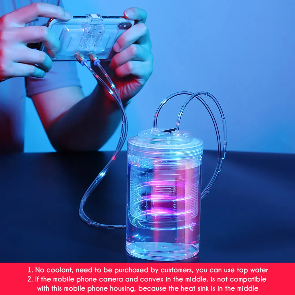 Universal Handy Wasserkühlung Kühler Gaming Phone Wasserkühler Einstellbarer Tragbarer Lüfterhalter 5 Universal Handy Wasserkühlung Kühler Gaming Phone Wasserkühler Einstellbarer Tragbarer Lüfterhalter – Bild 3