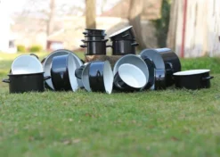 Emailletopf - Suppentopf - Saucentopf - 10l - STANDARD - 28 Cm - Belis - Schwarz 19 Emailletopf - Suppentopf - Saucentopf - 10l - STANDARD - 28 Cm - Belis - Schwarz -Haushaltswaren Store 5ea2443c1dbd9167fc421725414d747b