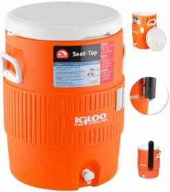 IGLOO Getränkebehälter 'Seat Top 10 Gallon' 38L -Haushaltswaren Store 5fcee6321c6f160bbc8b840c108ec409