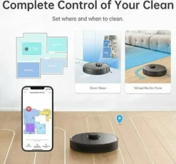 Dreame Z10 Pro Staubsauger Saugroboter Mit 4L Absaugstation Auto-Empty Dock Intelligente Staubsammlung APP Schwarz -Haushaltswaren Store 60a2e66150ea760f93a3ba4bd89e604e