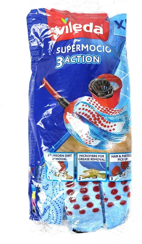 Vileda Super Mocio Ersatzmopp Mit 3D-Velours-Struktur 12 Vileda Super Mocio Ersatzmopp Mit 3D-Velours-Struktur – Bild 10