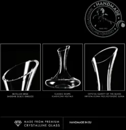 KROSNO Wein-Dekanter Wein-Karaffe | 1500 ML | Set Von 1 | Vinoteca Kollektion | Rotwein Dekantierer Dekantierkaraffe | Perfekt Für Zu Hause, Restaurants Und Partys | Zur Manuellen Reinigung 17 KROSNO Wein-Dekanter Wein-Karaffe | 1500 ML | Set Von 1 | Vinoteca Kollektion | Rotwein Dekantierer Dekantierkaraffe | Perfekt Für Zu Hause, Restaurants Und Partys | Zur Manuellen Reinigung -Haushaltswaren Store 611ab28010107022be35553aa8c42b5f