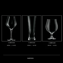 KROSNO Brewery Biergläser Bierkenner Set, 6er-Set, 420ml, 500 Ml 30 KROSNO Brewery Biergläser Bierkenner Set, 6er-Set, 420ml, 500 Ml -Haushaltswaren Store 61293e035fc748dae937b3ccad0fea98