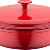 GSW Shadow Schmortopf Mit Deckel 30cm Rot -Haushaltswaren Store 61634576cebac72557c71be0001f6234