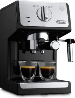 De'Longhi DeLonghi ECP 33.21.BK Siebträger Espressomaschine, Farbe: Schwarz