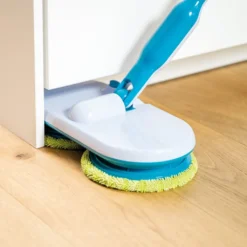 Hurricane Floating Mop Elektrischer Bodenwischer – Akku Wischer Zum Mühelosen Wischen, Schrubben Und Polieren – Ultra Leichter Wischmopp Mit Verschiedenen Mikrofaser-Pads -Haushaltswaren Store 61d447ec4c23586a1d0f6373fd0f645e