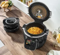 Krups Cook4Me Extra Crisp-Deckel AJ1508 | Timer | 4 Automatische Funktionen | Extra Knusprig | Schwarz -Haushaltswaren Store 61d9ba3c5a893b8bfd5f6f8e4e6abe68