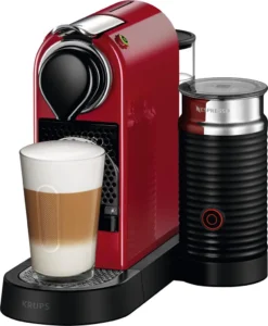 Krups XN7615.19 Nespresso Citiz & Milk Kaffeekapselmaschine (1260 Watt, Wassertankkapazität: 1l, Pumpendruck: 19 Bar) Rot 16 Krups XN7615.19 Nespresso Citiz & Milk Kaffeekapselmaschine (1260 Watt, Wassertankkapazität: 1l, Pumpendruck: 19 Bar) Rot -Haushaltswaren Store 61dd1163f0fb7b53d2979440590d789f