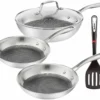 Tefal ETERNAL MESH Pfannenset °24/28cm + WOK °28cm Mit Glasdeckel + Ingenio Pfannenwender -Haushaltswaren Store 61f878d275a0467fb6577665fef5bf7e