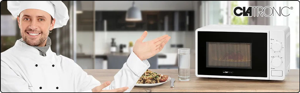 Clatronic MW 791 Mikrowelle/700 W/20 L Garraum/30-Minuten Timer Mit Endsignal/ 6 Leistungsstufen/ Garraumbeleuchtung/ Weiß 8 Clatronic MW 791 Mikrowelle/700 W/20 L Garraum/30-Minuten Timer Mit Endsignal/ 6 Leistungsstufen/ Garraumbeleuchtung/ Weiß – Bild 6