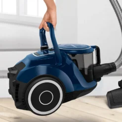 Bosch Staubsauger Beutellos Serie 6 BGC41X36, Bodenstaubsauger, Ideal Für Allergiker, Hygiene-Filter, Bodendüse Für Parkett, Teppich, Fliesen, Starke Saugleistung, Leise, 700 W, Blau -Haushaltswaren Store 63c99cd2279502e7cd92a81e4423fe98