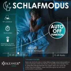 KESSER® Turmventilator Mit Fernbedienung | 120 Cm | Oszilation | 55W | LED-Display | Ventilator Mit 3 Geschwindigkeitsstufen + Timer Bis 12 Stunden + 3 Betriebsmodi + 90° Oszillierend Towerventilator, Farbe:Schwarz 13 KESSER® Turmventilator Mit Fernbedienung | 120 Cm | Oszilation | 55W | LED-Display | Ventilator Mit 3 Geschwindigkeitsstufen + Timer Bis 12 Stunden + 3 Betriebsmodi + 90° Oszillierend Towerventilator, Farbe:Schwarz -Haushaltswaren Store 63d43d940061b5db7b67f4a4fecc37d1