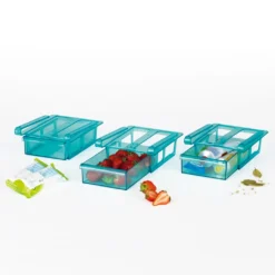 GOURMETmaxx Klemm-Schublade Für Kühlschrank, 3er-Set Schublade Klemm Kühlschrank GOURMETmaxx Zusatzfach Gemüsefach 3er-Set Ordnung 25 GOURMETmaxx Klemm-Schublade Für Kühlschrank, 3er-Set Schublade Klemm Kühlschrank GOURMETmaxx Zusatzfach Gemüsefach 3er-Set Ordnung -Haushaltswaren Store 643b95f622cdb73af233b30c3f58f4b7