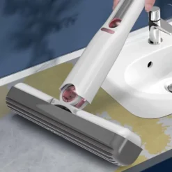 29.5CM Wasser Wischer Reinigung Mop Tragbarer Squeeze Mop Teleskopischer Mini-Wischmopp, Multifunktionaler Reinigungsmopp Badezimmer/Schreibtisch/Glasreinigung Wischmops -Haushaltswaren Store 64a5bab79f0bd82e5e46f4c5816d54fa