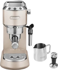 De'Longhi Delonghi Kaffeemaschine Dedica Metallics EC785.BG Pumpendruck 15 Bar, Eingebauter Milchaufschäumer, Manuell, 1300 W, Beige 19 De'Longhi Delonghi Kaffeemaschine Dedica Metallics EC785.BG Pumpendruck 15 Bar, Eingebauter Milchaufschäumer, Manuell, 1300 W, Beige -Haushaltswaren Store 64b2096b80c4c08a7d6481d7047dc8aa