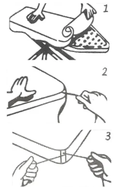 BÜGELBRETTBEZUG 140x50cm SILBER Dampfdurchlässig Bügeltischbezug Bügelbrett 00 -Haushaltswaren Store 65bc150998604a8500675af8adae05e1