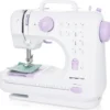 Emerio Nähmaschine SEW-121820, Weiß, Lila -Haushaltswaren Store 65d231eb1d40ad5383abb9b7f4e4d3cd