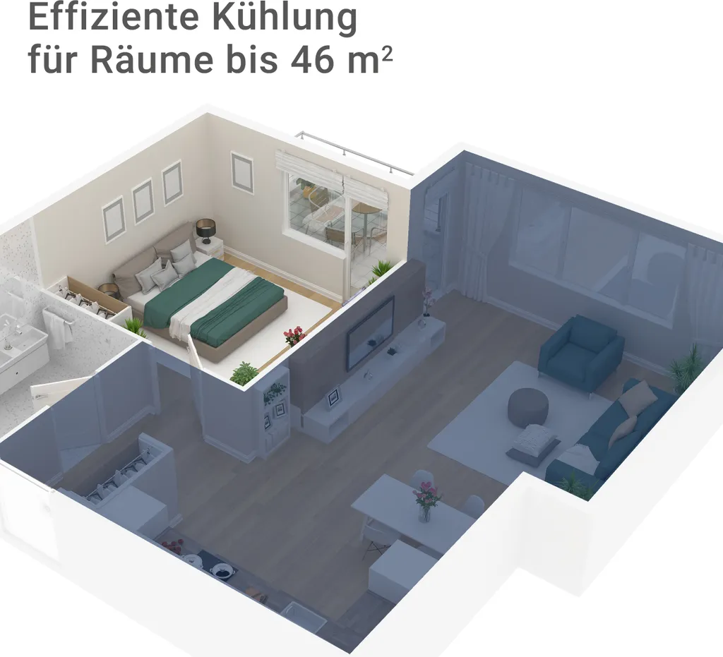SUNTEC Mobiles Lokales Klimagerät Transform 10.500 Eco R290 | Für Räume Bis 46 M2 | Inkl. Abluftschlauch | Kühler Und Entfeuchter Mit ökologischem Kühlmittel R290 | 10.500 BTU/h 9 SUNTEC Mobiles Lokales Klimagerät Transform 10.500 Eco R290 | Für Räume Bis 46 M2 | Inkl. Abluftschlauch | Kühler Und Entfeuchter Mit ökologischem Kühlmittel R290 | 10.500 BTU/h – Bild 7