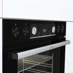 Gorenje Black Set 4 INDUCTION Einbauherd - Set Mit Induktions-Kochfeld Mit Edelstahlrahmen - 77L XXL Volumen - GentleClose - AirFry - PizzaMode - ChildLock - PerfectGrill - Teleskopauszüge - Schwarz -Haushaltswaren Store 65efdc52258cc767568d1e7888b31748