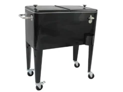 Kailua Cooler - Amerikanische Kühlbox, Kühlwagen, Party Getränkekühler, Schwarz -Haushaltswaren Store 66263ef35540695660a6d39af043a481