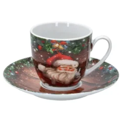 18tlg Kaffeeservice Santa 6 Personen Weihnachtsdekor Advent Weihnachtsmann Porzellan -Haushaltswaren Store 66f1e1ef45bab80a1961b9f5b8181d06
