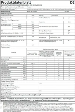 Amica - KGCR 387 100 MS - Kühl-Gefrierkombination - Retro Kollektion - Matt Black -Haushaltswaren Store 66ff54dfaf66bddbee34a2167af38fb7