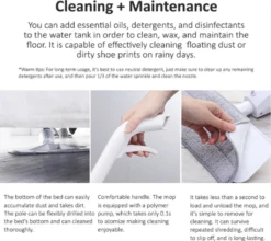 Deerma TB500 Mop Mit Wasserspray, 360° Drehung, 350ml Behälter, 1x Reinigungstuch -Haushaltswaren Store 67882d0f37f8d0fbe77012c136896b51